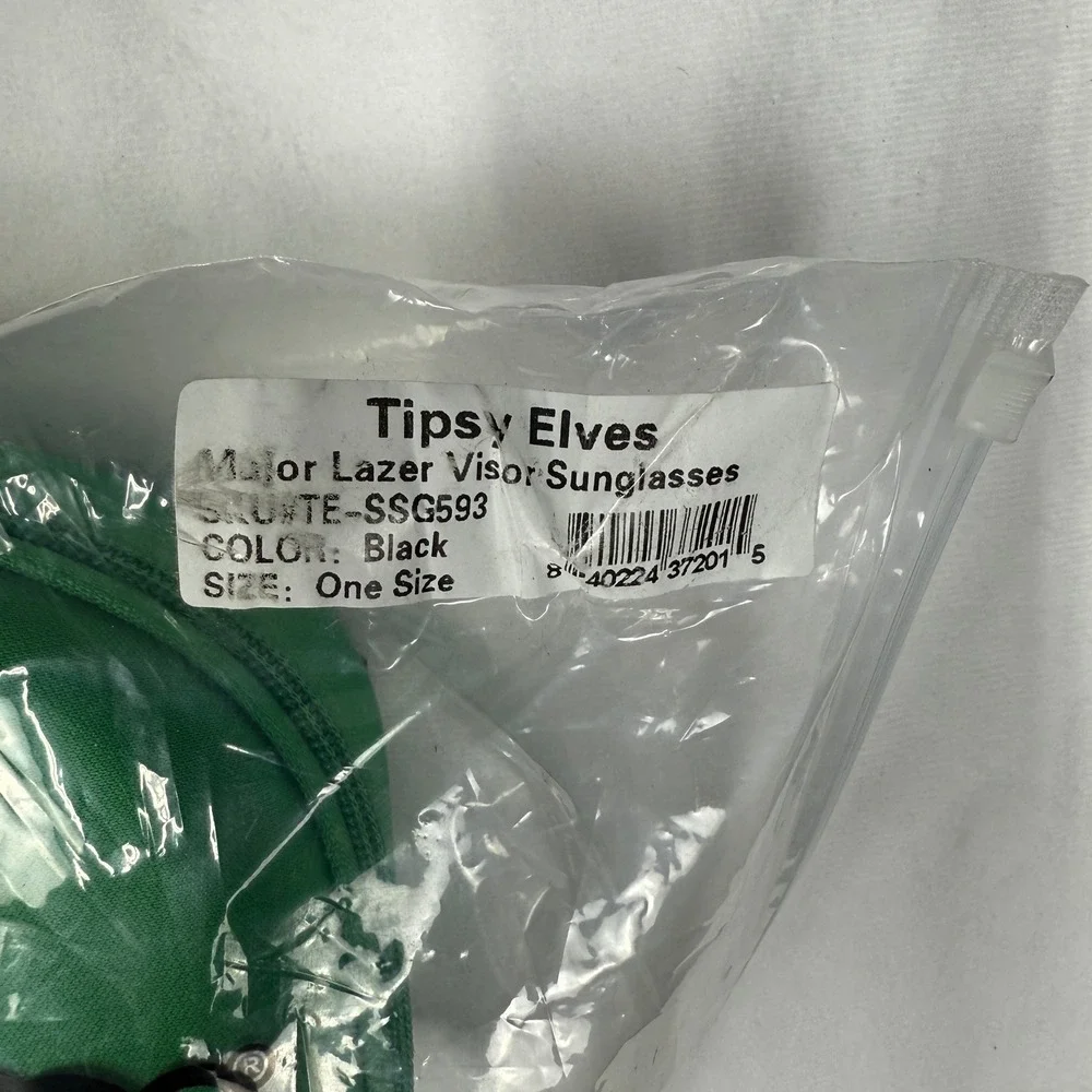 Tipsy Elves Major Lazer‎ Visor Sunglasses Black Splatter Mirrored TE-SSG593 NEW